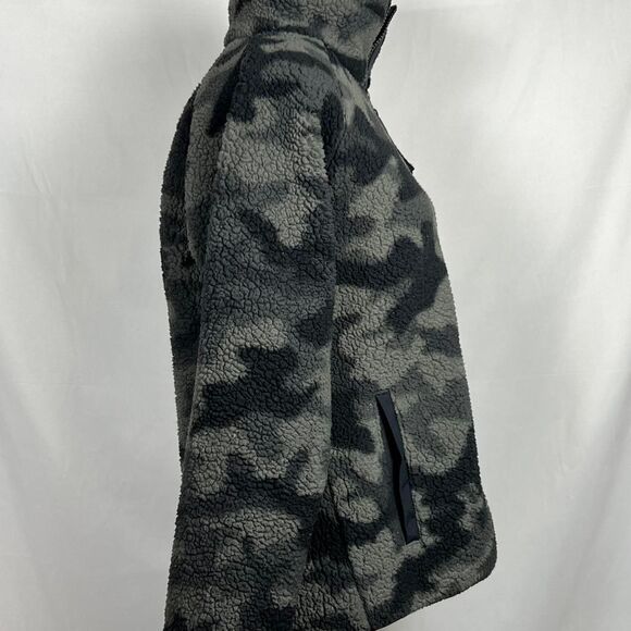 Columbia Sportswear Camo Sherpa Fleece Full Zip Jacket (Size S) - Picture 4 of 5